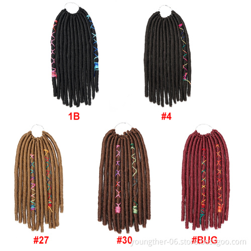 Crochet Braids Soft Faux Locs Style Dreadlocks pictures Darling Afro Braiding synthetic Hair Extensions